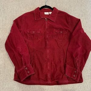 Sonoma vintage red corduroy jacket XL